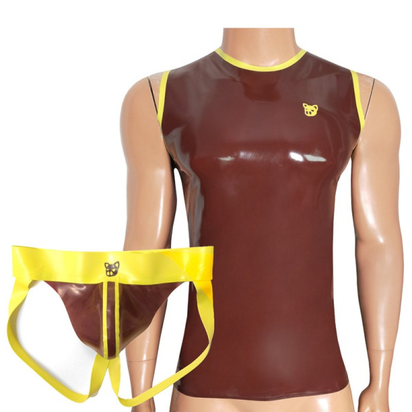 Brown pig set